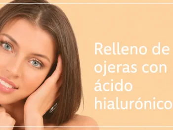 Relleno de ojeras con ácido hialurónico