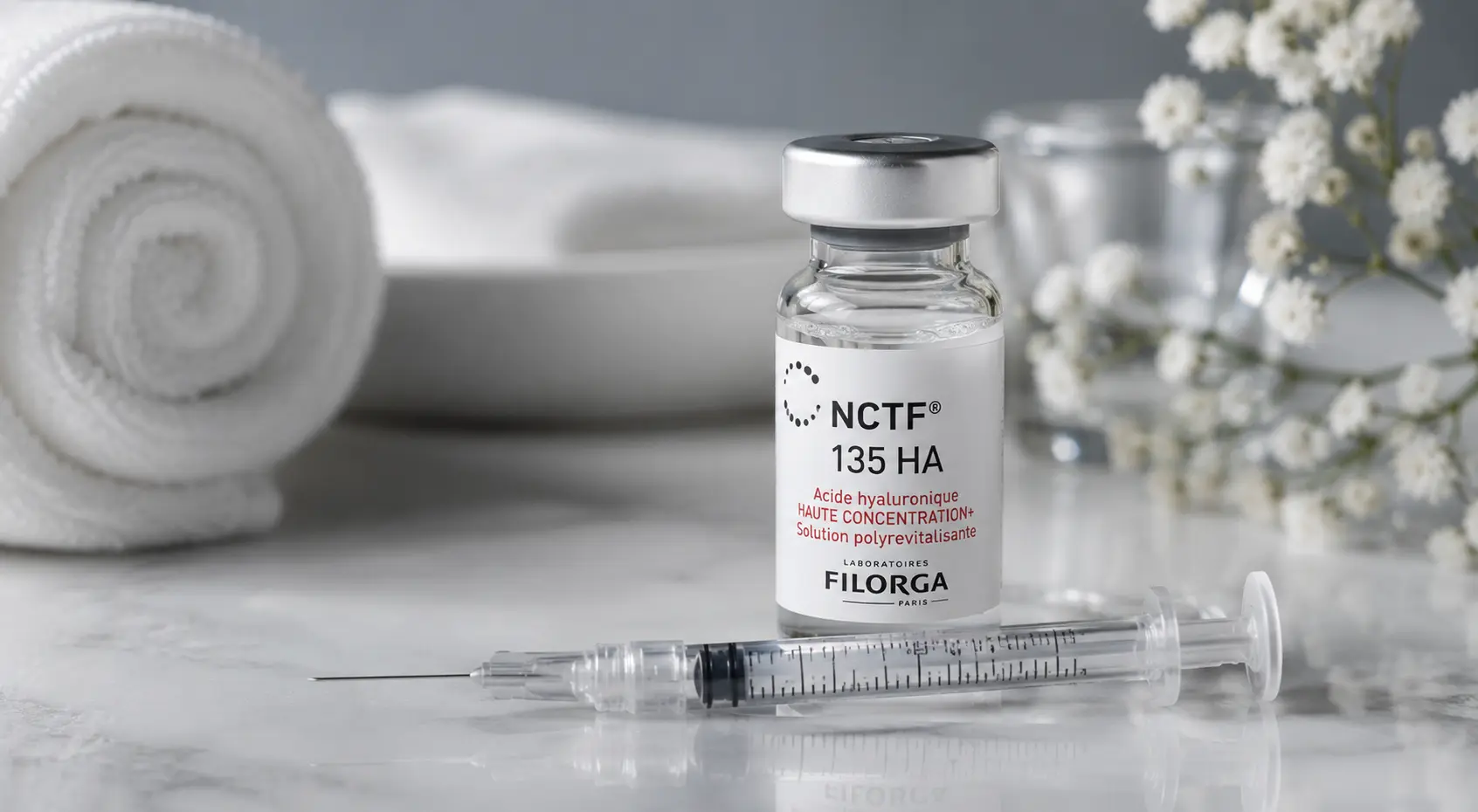 NCTF 135 HA para revitalización e hidratación de la piel