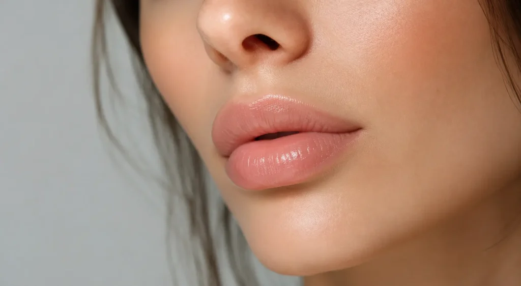 Relleno y aumento de labios con resultado natural